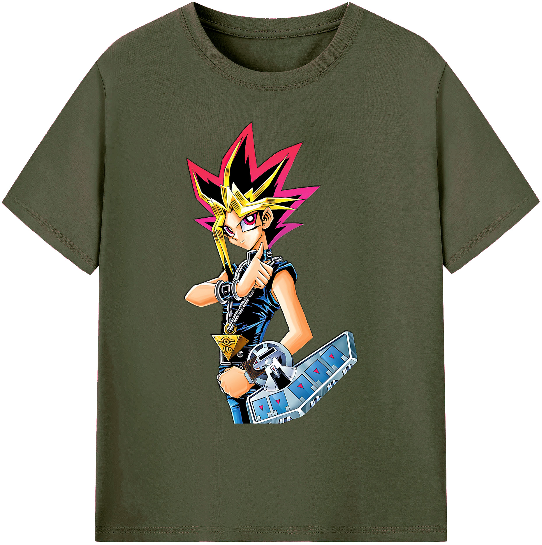 遊☆戯☆王 Yu-Gi-Oh! 綿100％ メンズ半袖Tシャツ｜肌触りやわらか＆通気性